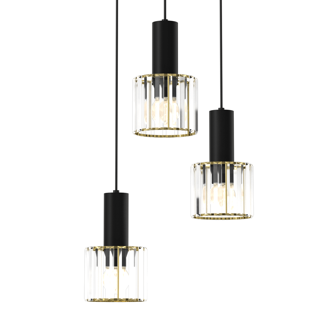 mlp8362$b Pendelleuchte Kristall 3xE27 – Bild 2