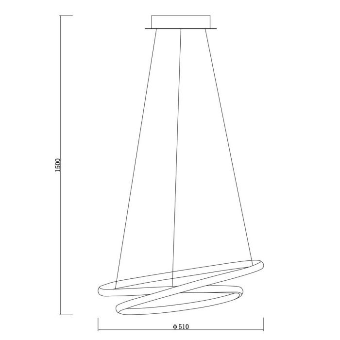LURENDY LED-PENDELLEUCHTE FEEL  43W ∙ CCT-SWITCH ∙ 3000K-4000K-6400K – Bild 3