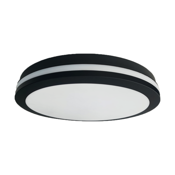 Marlon 18W 4000K Schwarz IP54 Deckenleuchte – Bild 1