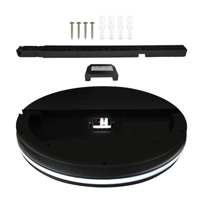 Marlon 18W 4000K Schwarz IP54 Deckenleuchte – Bild 4