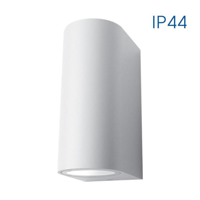 Fassadenleuchte PORTO/R ∙ 2 x GU10 ∙ weiß ∙ IP44 – Bild 2