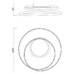 LED Deckenleuchte ODEON LED ∙ 38W ∙ 1840lm ∙ schwarz ∙ CCT-SWITCH ∙ 3000K-4000K-6400K – Bild 3