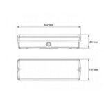 Fluchtwegleuchte / FLATLINE 3 LED-3W/230V/IP65 – Bild 4