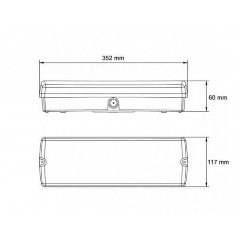 82 Fluchtwegleuchte / FLATLINE 3 LED-3W/230V/IP65 – Bild 4