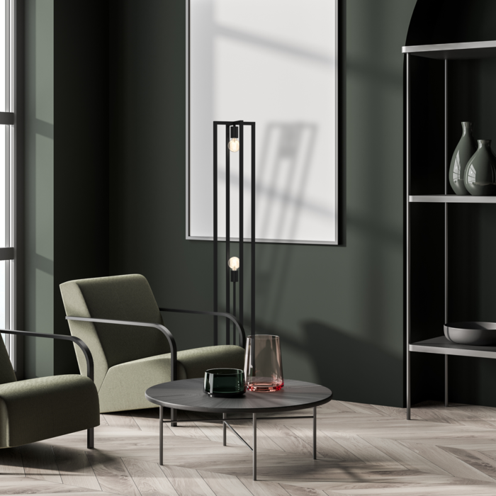 ARNOLD Kunst LED-Stehleuchte 2xE27 – Bild 2