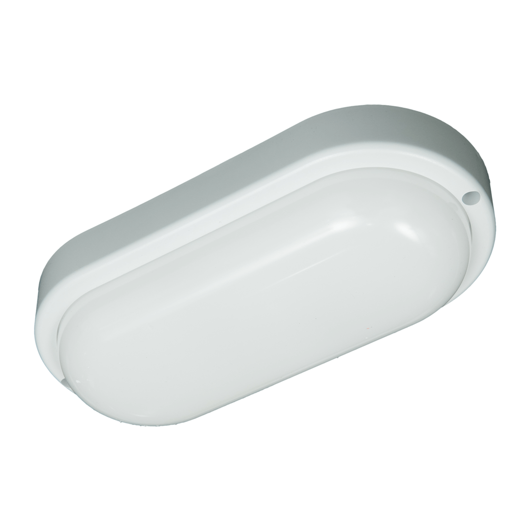 LED Ovalleuchte Ovalleuchte DAVO 8W 4000K IP64 Weiß – Bild 1
