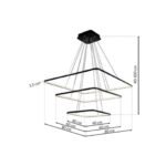 NIX SCHWARZE 117W LED-HÄNGELAMPE – Bild 4