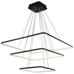 NIX SCHWARZE 117W LED-HÄNGELAMPE