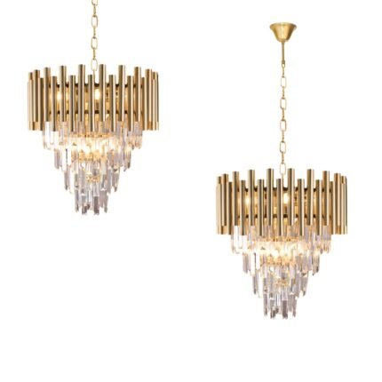LED Deckenlampe Kristalle