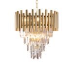 MADISON GOLD Kronleuchter/Kristall 9xE14 – Bild 6