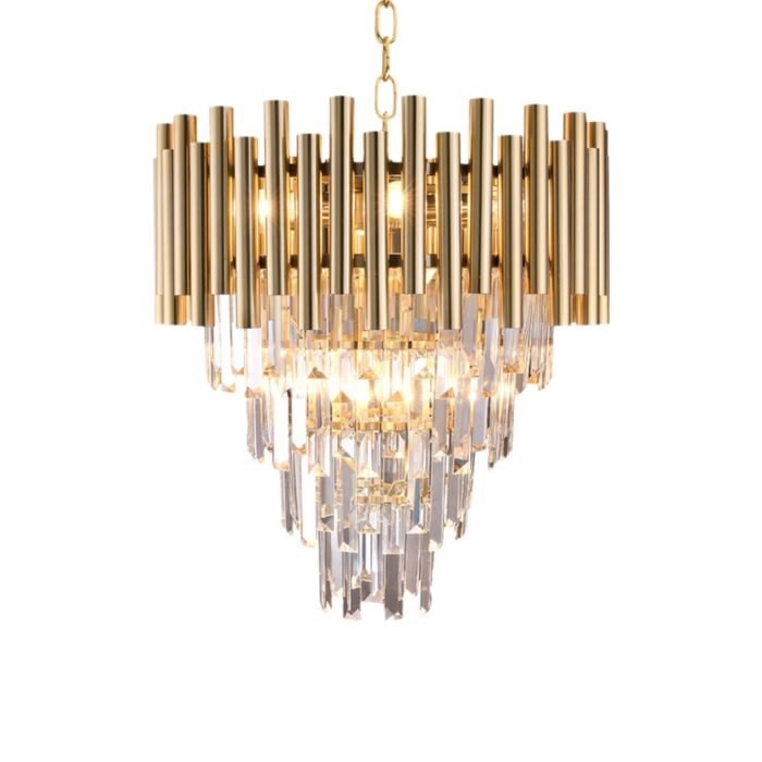 MADISON GOLD Kronleuchter/Kristall 9xE14 – Bild 6