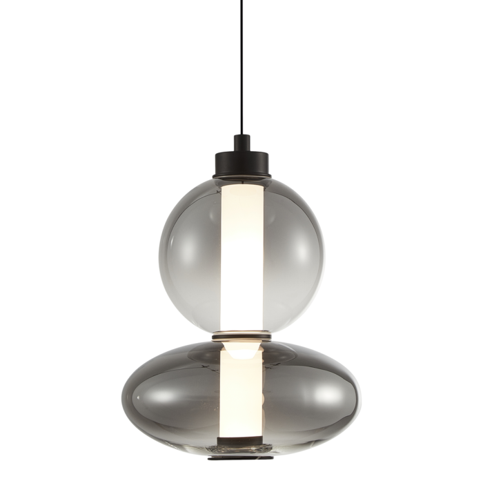 Lorinze-Black 12W.LED.Pendelleuchte.3000K – Bild 4