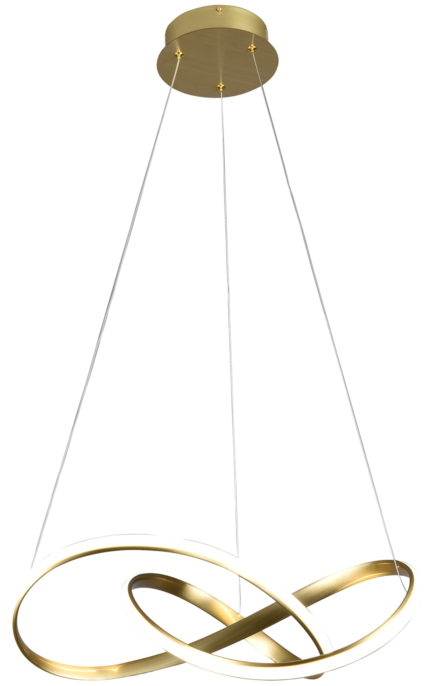 LED Hängelampe Gold