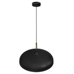 LINCOLN SCHWARZ/GOLD Hängelampe 1xE27 45cm – Bild 3