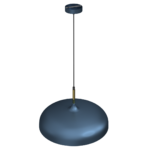 LINCOLN BLAU/GOLD Hängelampe 1xE27 45cm – Bild 6
