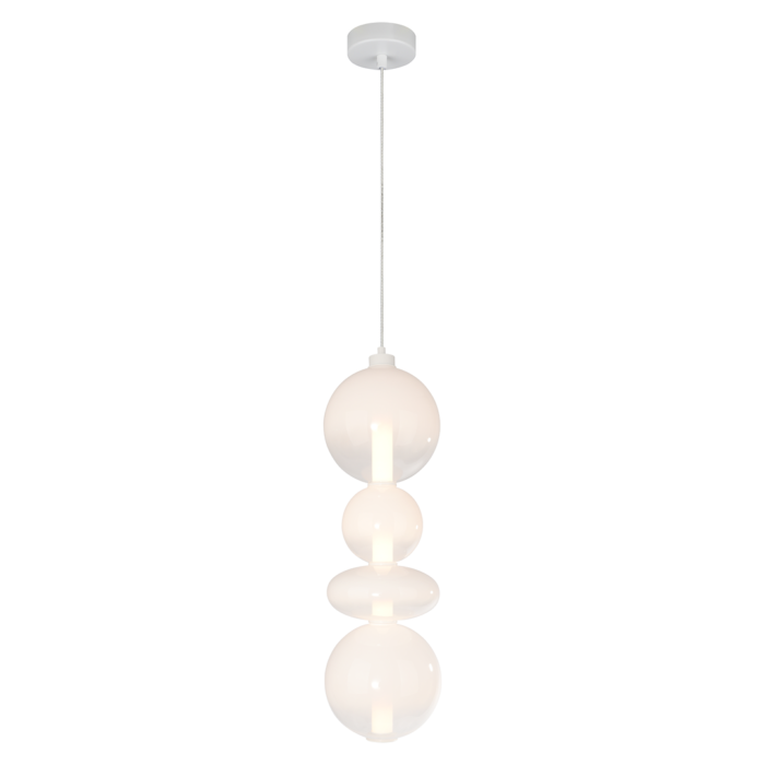 Loena Weiß LED-36W Design Hängelampe – Bild 1