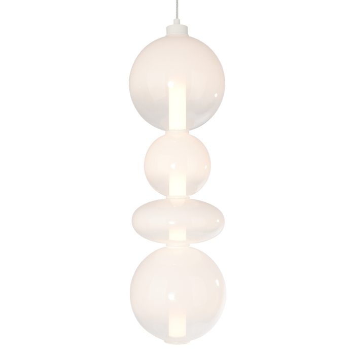 Loena Weiß LED-36W Design Hängelampe – Bild 5