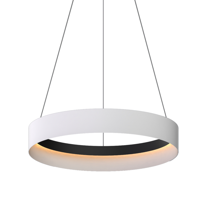 Olicia 52W LED-Hängelampe Schwarz/Weiß – Bild 4