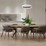 Olicia 52W LED-Hängelampe Schwarz/Weiß – Bild 2