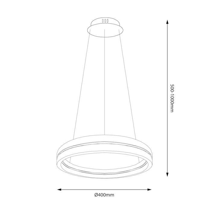 Orionis 36W LED Pendelleuchte LED – Bild 4