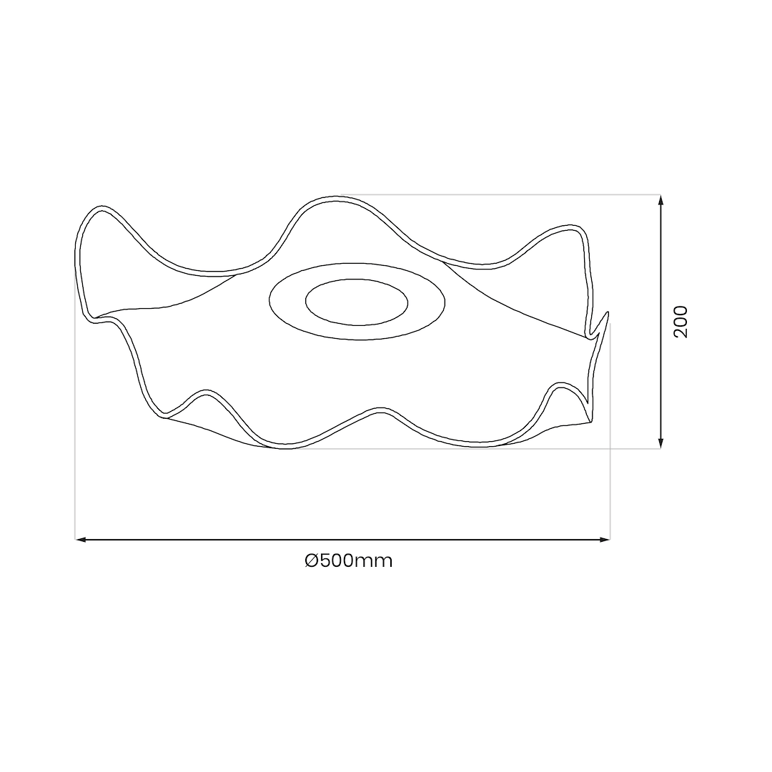 ml1043$e Dämmerlicht 16W LED Deckenleuchte – Bild 4