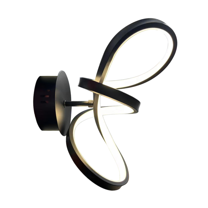 Subsiro SCHWARZ 15W LED Wandleuchte – Bild 1