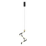KOLORIEA 19W GOLD SCHWARzLED Pendelleuchte