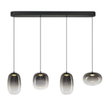 Hängelampe veroiens rauch schwarz 15W LED