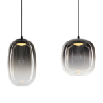 Hängelampe veroiens rauch schwarz 15W LED – Bild 5