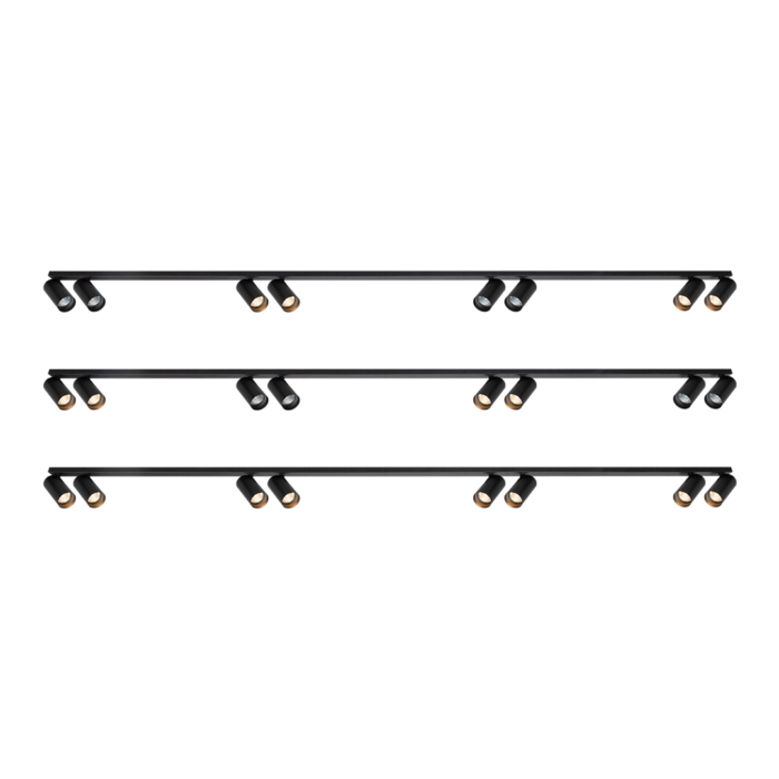 lamooo Spot Black 8xGU10 LED Leuchte – Bild 6