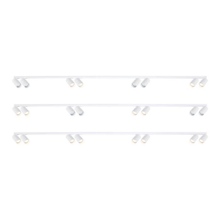 lamooo Spot Weiß 8xGU10 LED Leuchte – Bild 7