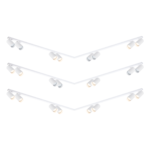lamooo Spot Weiß 8xGU10 LED Leuchte – Bild 6