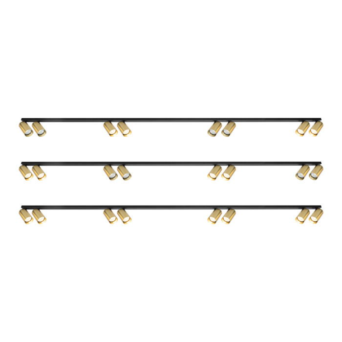 lamooo Spot Gold 8xGU10 LED Leuchte – Bild 6