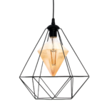 Unistus BLACK Hängelampe 1xE27 4W LED Glühbirne inklusive – Bild 5