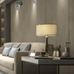 Wandleuchte Tamaroew SCHWARZ / GOLD 1xE27 LED – Bild 3