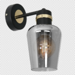 Wandleuchte Tamaroew SCHWARZ / GOLD 1xE27 LED – Bild 7