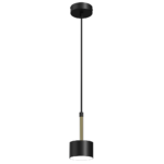 Hängelampe Rayan SCHWARZ/GOLD 1xGX53 LED