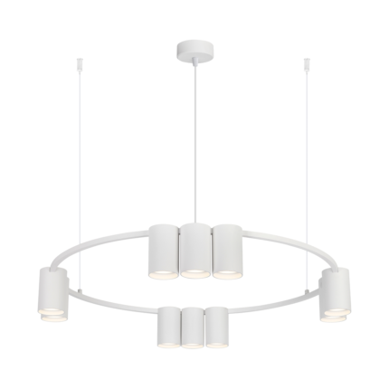 Hängelampe (Kreis) ceuloo WHITE 10xGU10 LED