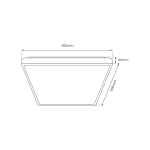 Deckenleuchte Quadoo WHITE 66W LED – Bild 4