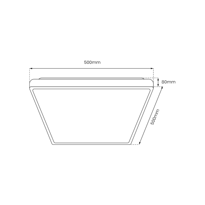 Deckenleuchte Quadoo WHITE 66W LED – Bild 4