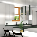 Hängelampe notta GRÜN/GOLD 3xGU10 LED – Bild 2