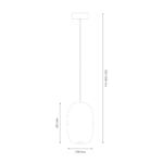 Hängelampe Mucoo 3 AMBER 4W LED – Bild 4