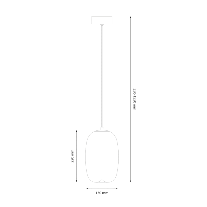 Hängelampe Mucoo 3 SMOKED 4W LED – Bild 4