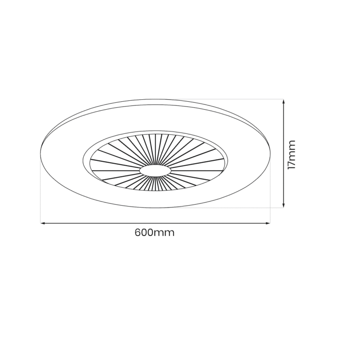 Ventilatorlampe 48W LED+ FERNBEDIENUNG – Bild 4