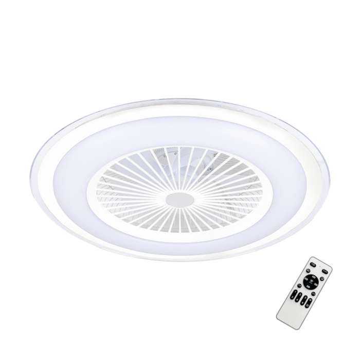 Ventilatorlampe WHITE 48W LED+ FERNBEDIENUNG – Bild 1