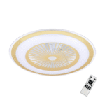 Ventilatorlampe GOLD 48W LED+ FERNBEDIENUNG