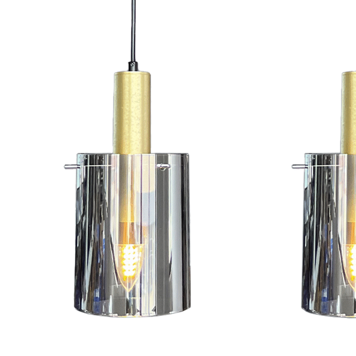 Zonora Gold 3xE27 LED Pendelleuchte – Bild 6