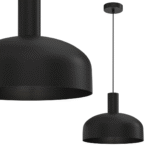 Hängelampe Bariono Schwarz 1xE27 LED – Bild 5