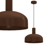 Pendelleuchte Bariono Braun 1xE27 LED – Bild 5