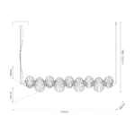 Hängeleuchte Licias Somked LED-32W – Bild 4